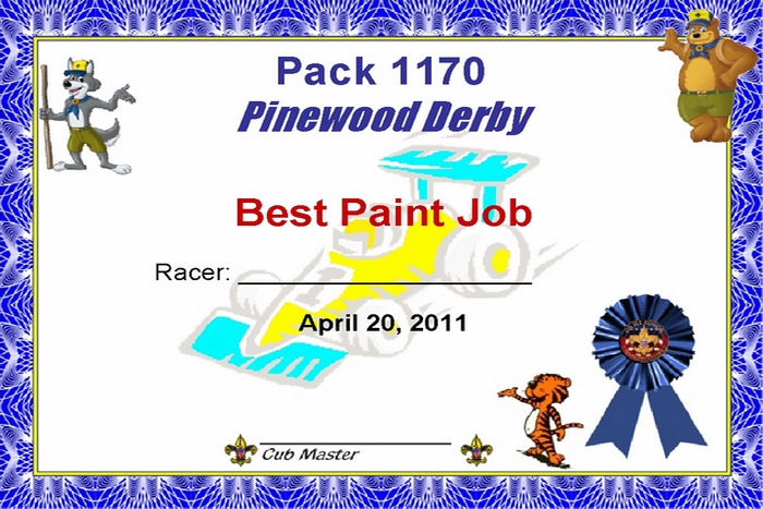 Award Certificates